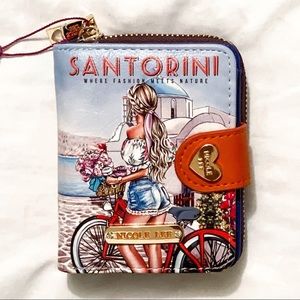 Nicole Lee Mini Printed Wallet- Stairway to heaven